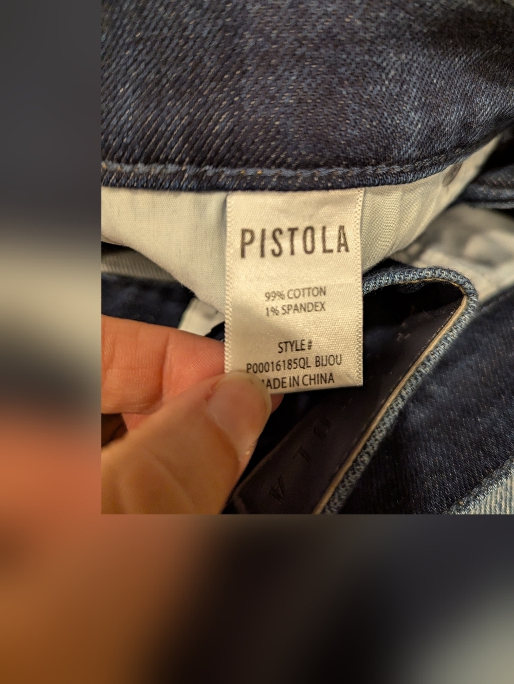 Dark Blue High-Rise Slim Bootcut - Picture 3 of 10